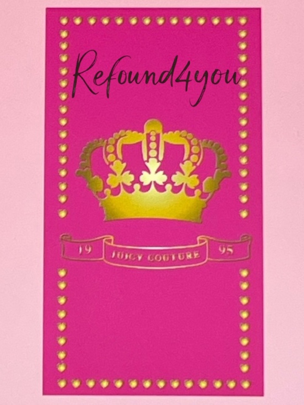 Juicy Couture - ‘The Crown’ Oversized Beach Towel. NWT Firm!